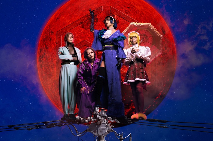 女王蜂、新作『夜天』リリースを記念してスタジオ・ライヴ映像を本日1/27